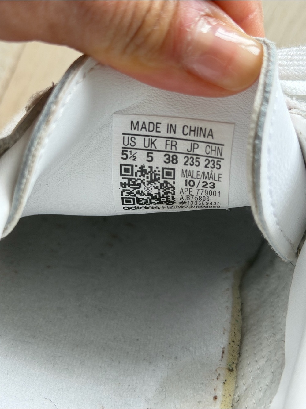 Adidas Samba OG Sneakers in White/Black - M5.5 / 7W - Picture 16 of 16